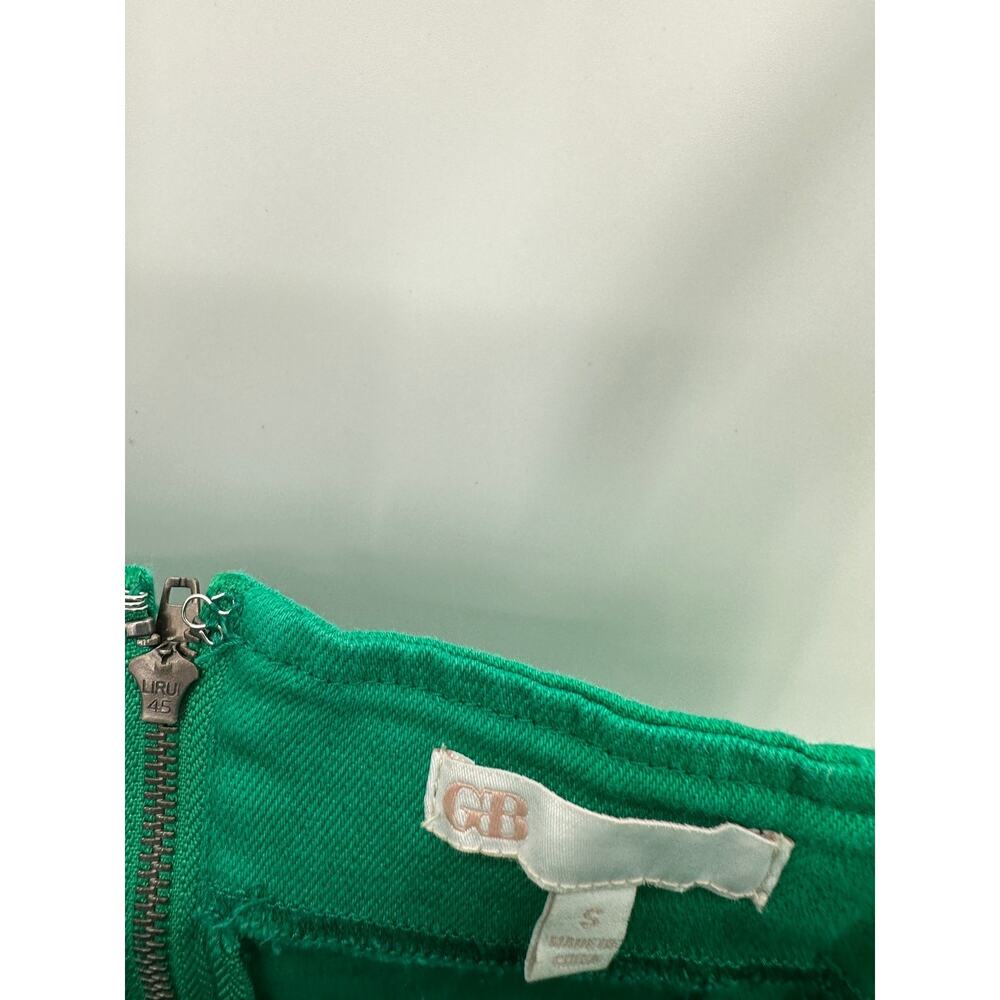Gianni Bini Womens Kelly Green Denim Dress Size S Mini Summer Bodycon - Picture 5 of 7